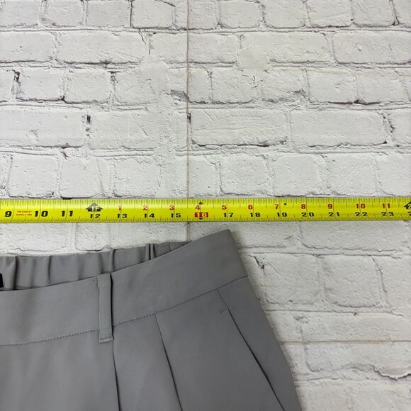 NWT Quince Women Pleated Wide Leg Pants Trousers Size 16 Gray D005 -12 - Picture 4 of 16